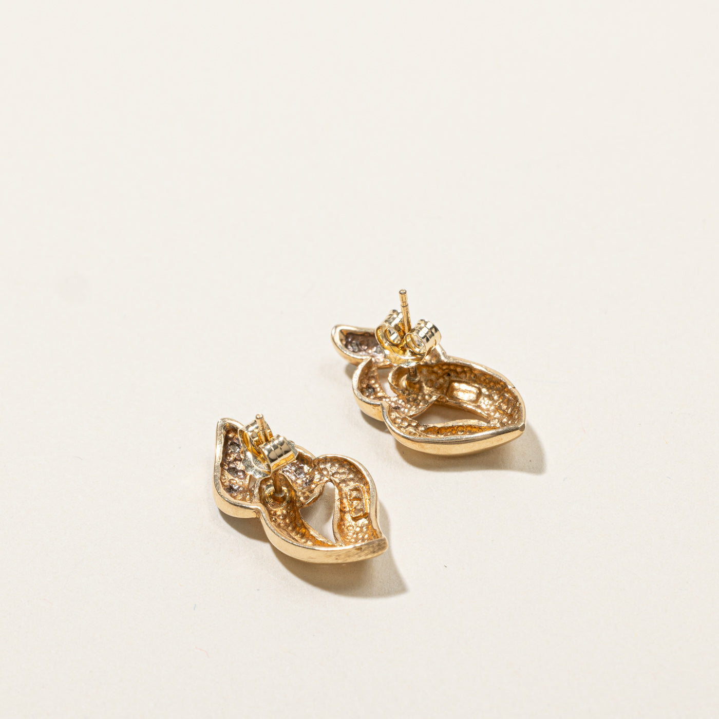 Diamond Interlocking Earrings | 0.03ctw |