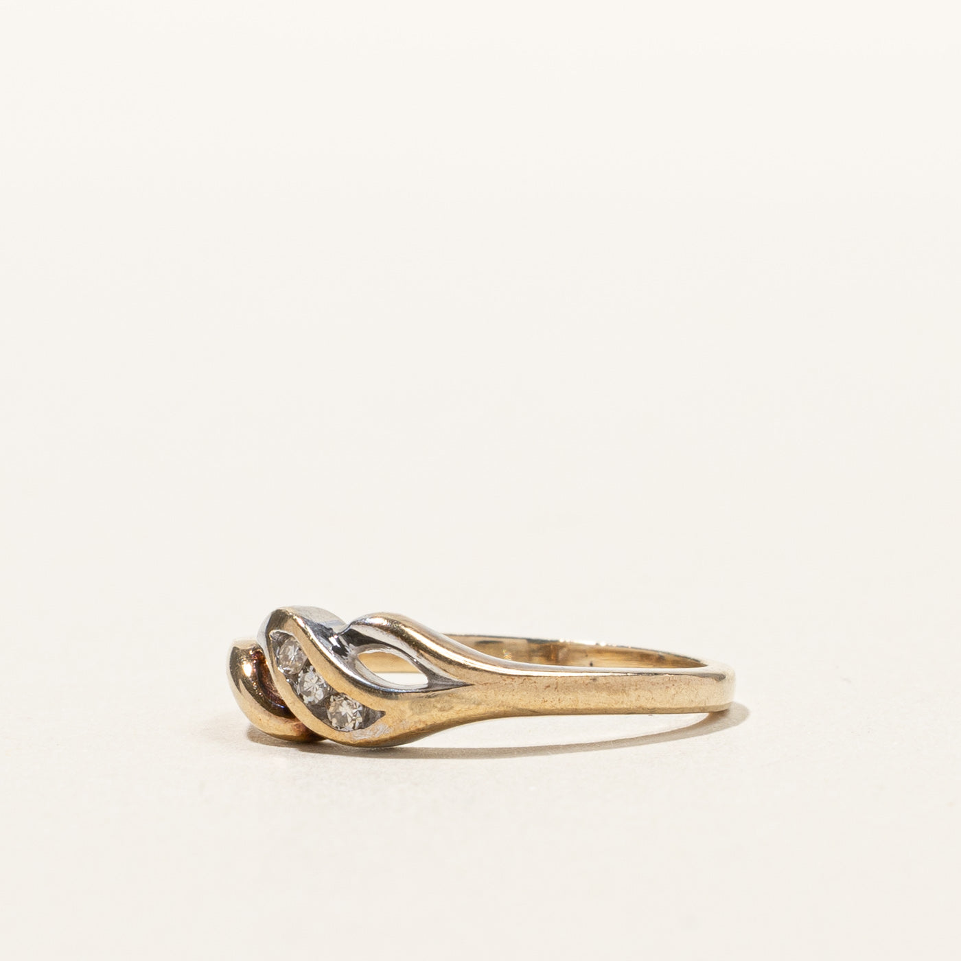 Bypass Diamond Ring | 0.06ctw | SZ 7.5 |