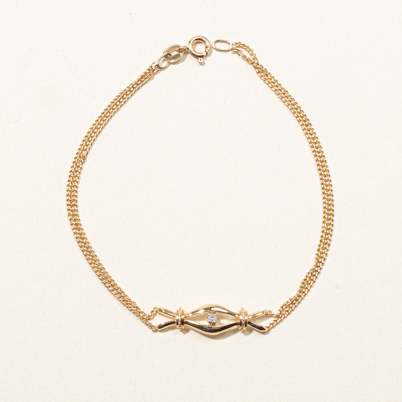 Diamond Chain Bracelet | 0.03ct | 7"|