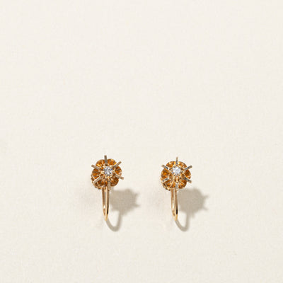 Claw Set Diamond Earrings | 0.06ctw |
