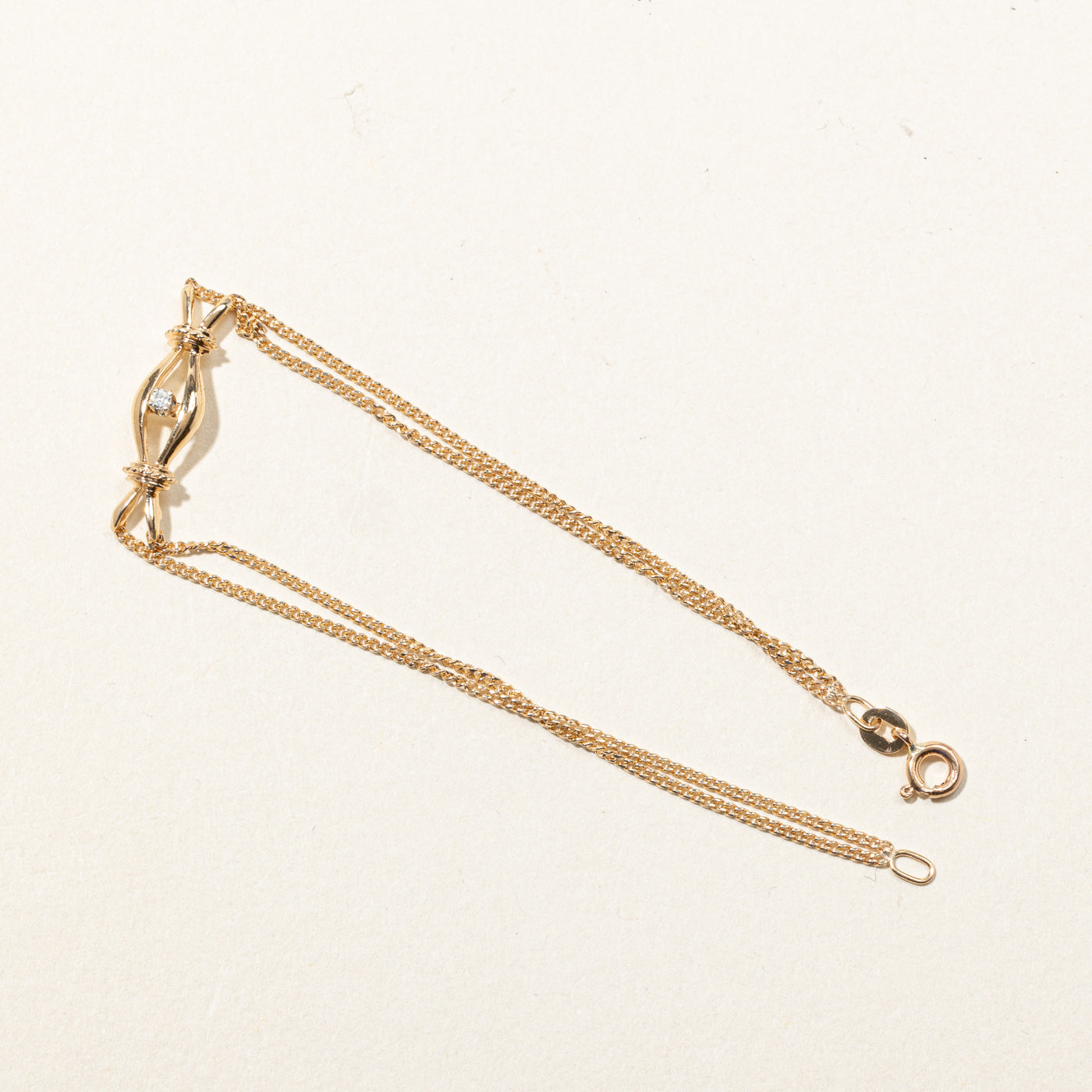 Diamond Chain Bracelet | 0.03ct | 7"|