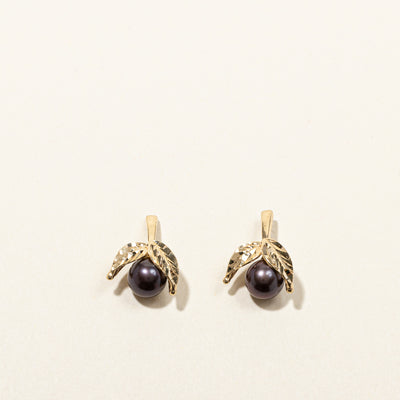 Black Pearl Earrings