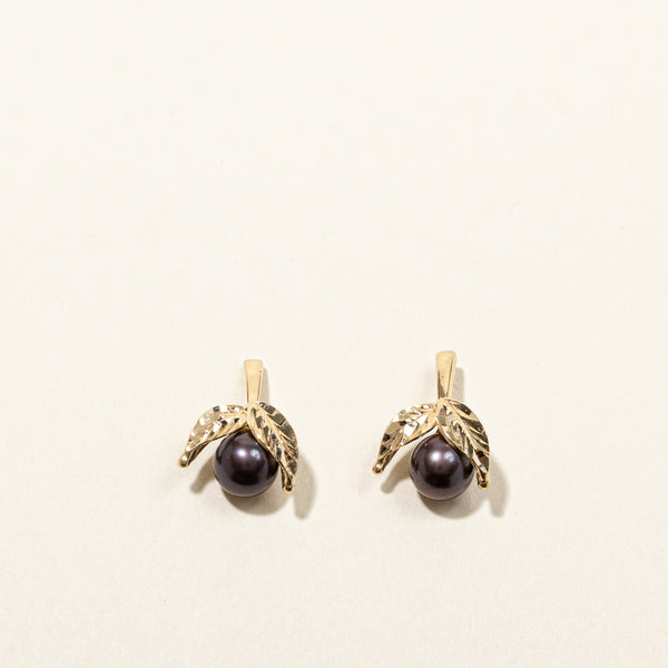 Black Pearl Earrings