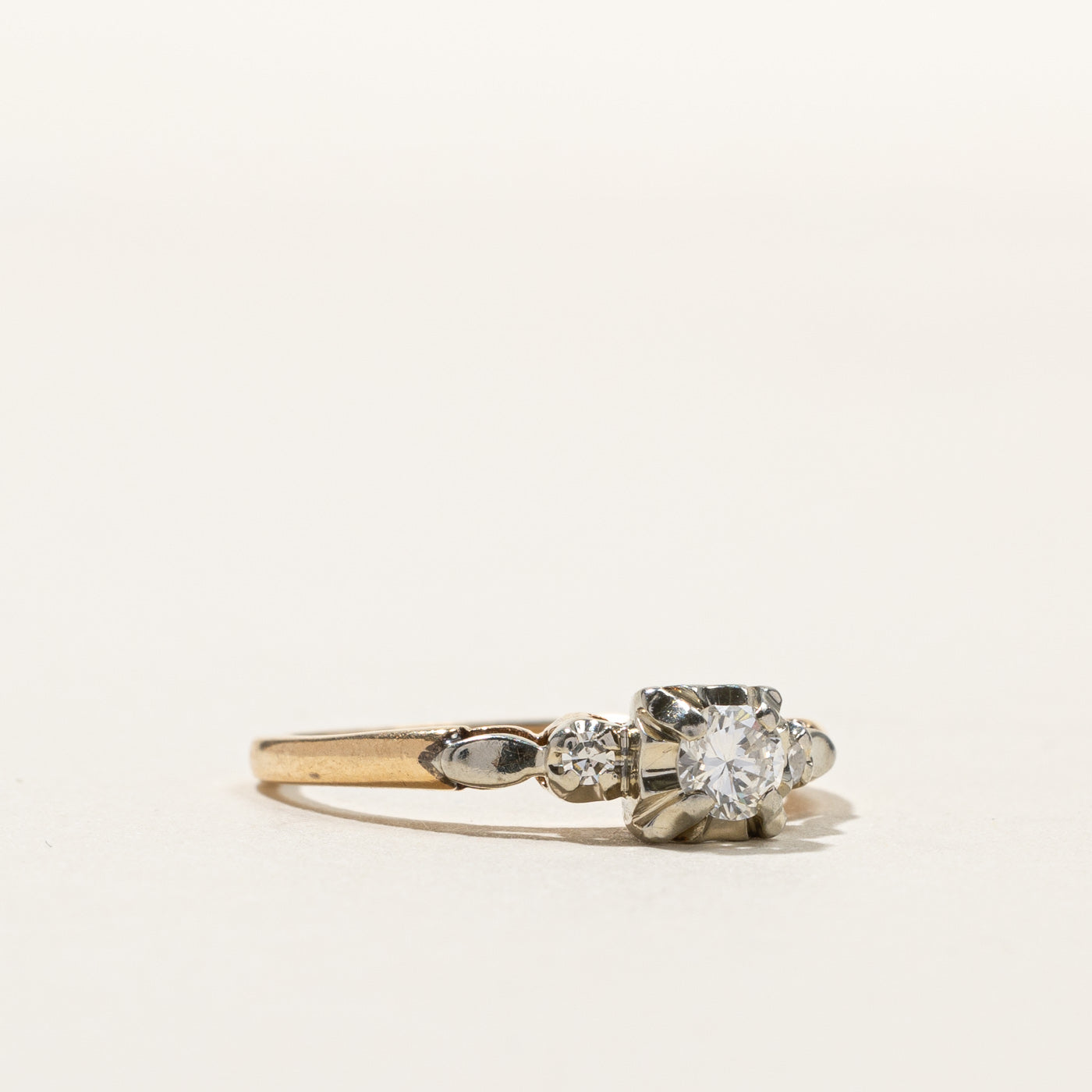 Three Stone Diamond Ring | 0.23ctw | SZ 6.25 |
