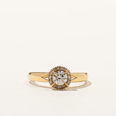 Halo Style Diamond Ring | 0.50ctw | SZ 6 |