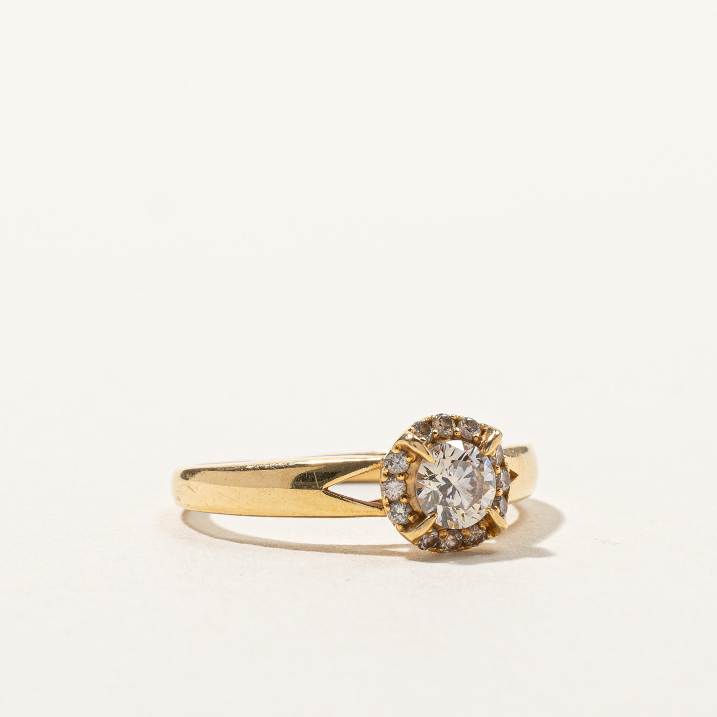 Halo Style Diamond Ring | 0.50ctw | SZ 6 |