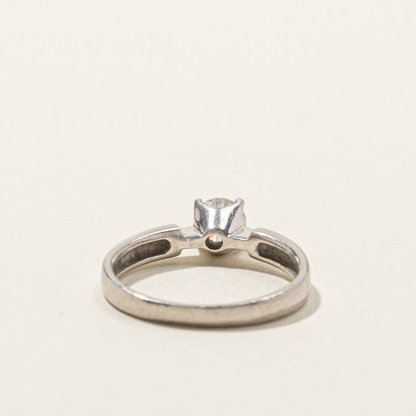 Solitaire with Accents Diamond Ring | 0.28ctw | SZ 3.5 |