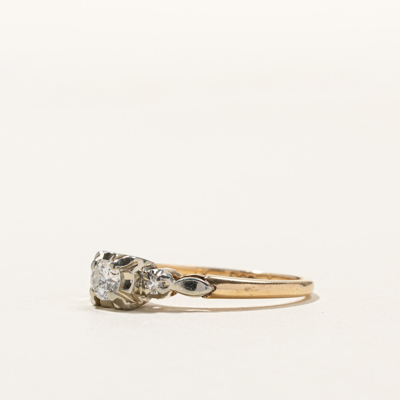 Three Stone Diamond Ring | 0.23ctw | SZ 6.25 |