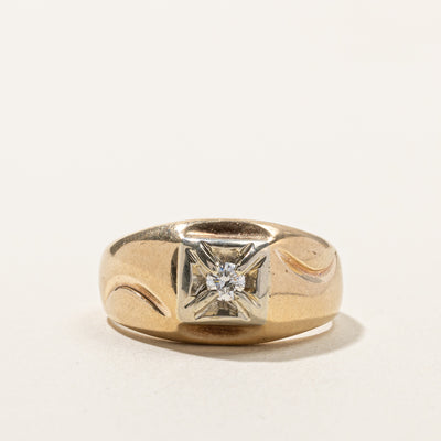 Claw Set Diamond Ring | 0.16ct | SZ 8.5 |