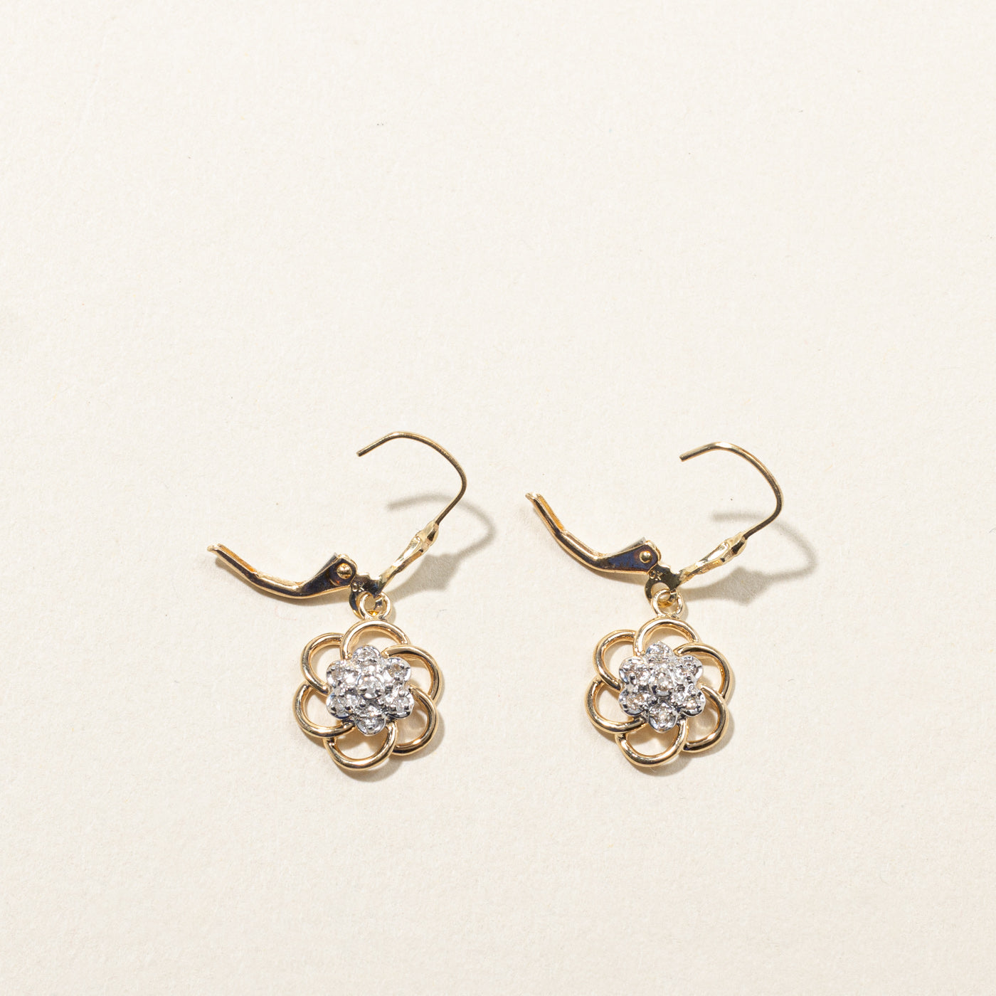 Cluster Diamond Earrings | 0.14ctw |