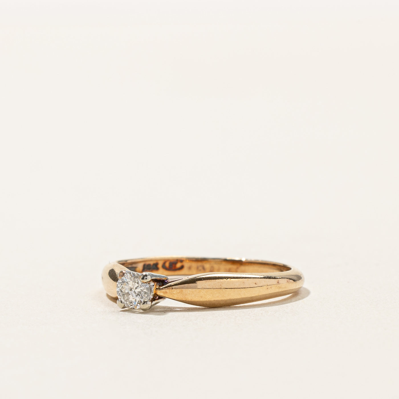 Solitaire Diamond Ring | 0.15ct | SZ 6 |