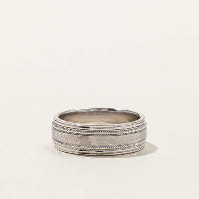 White Gold Band | SZ 8.75 |