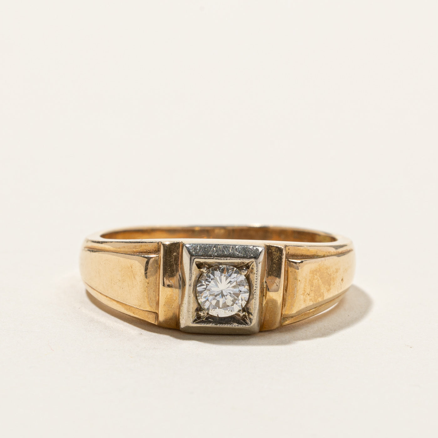 Solitaire Diamond Ring | 0.34ct | SZ 11.5 |