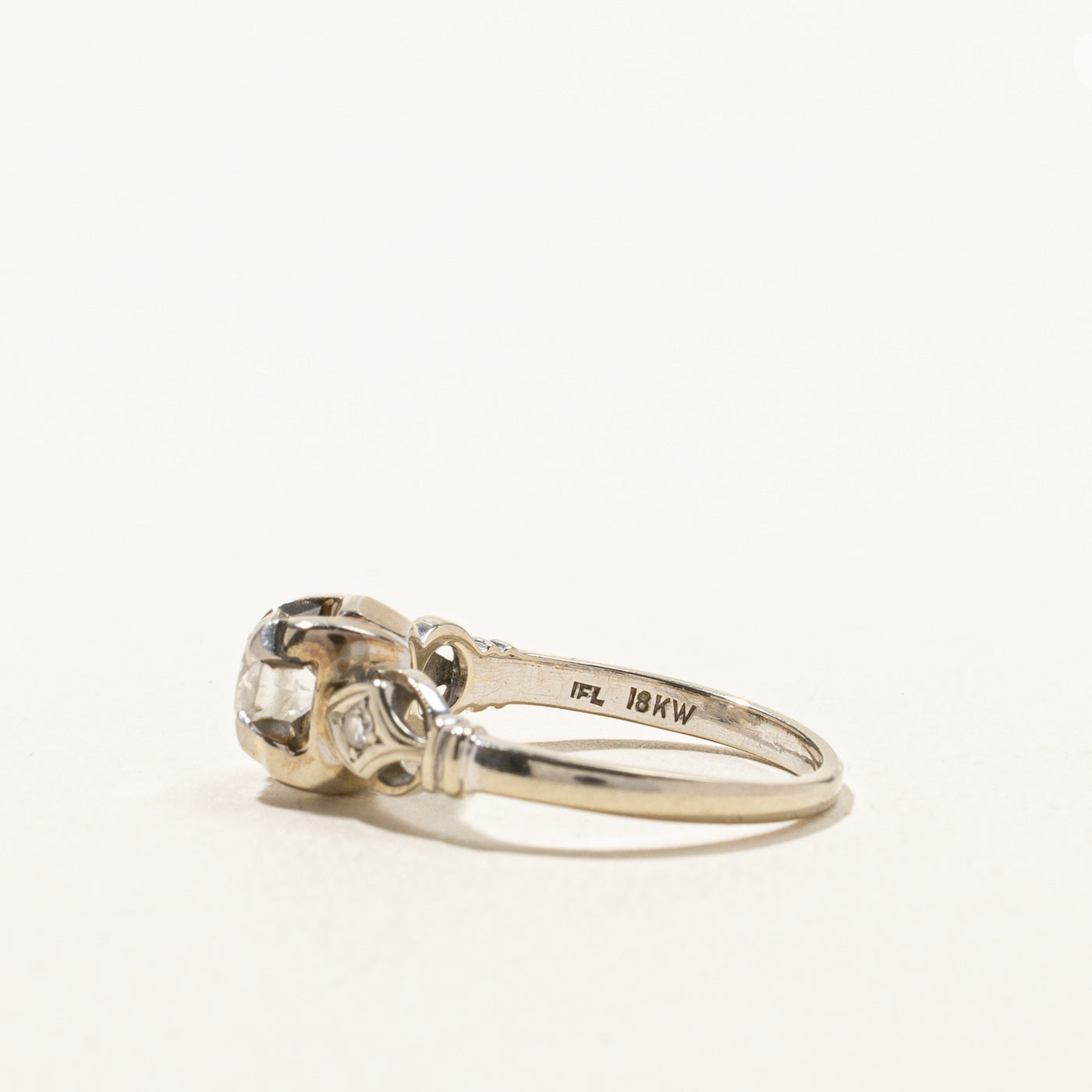 Vintage Three Stone Diamond Ring | 0.59ctw | SZ 5.5 |