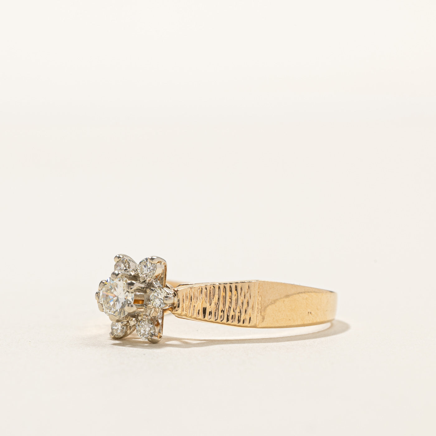 Diamond Cluster Cocktail Ring | 0.38ctw | SZ 9.5 |