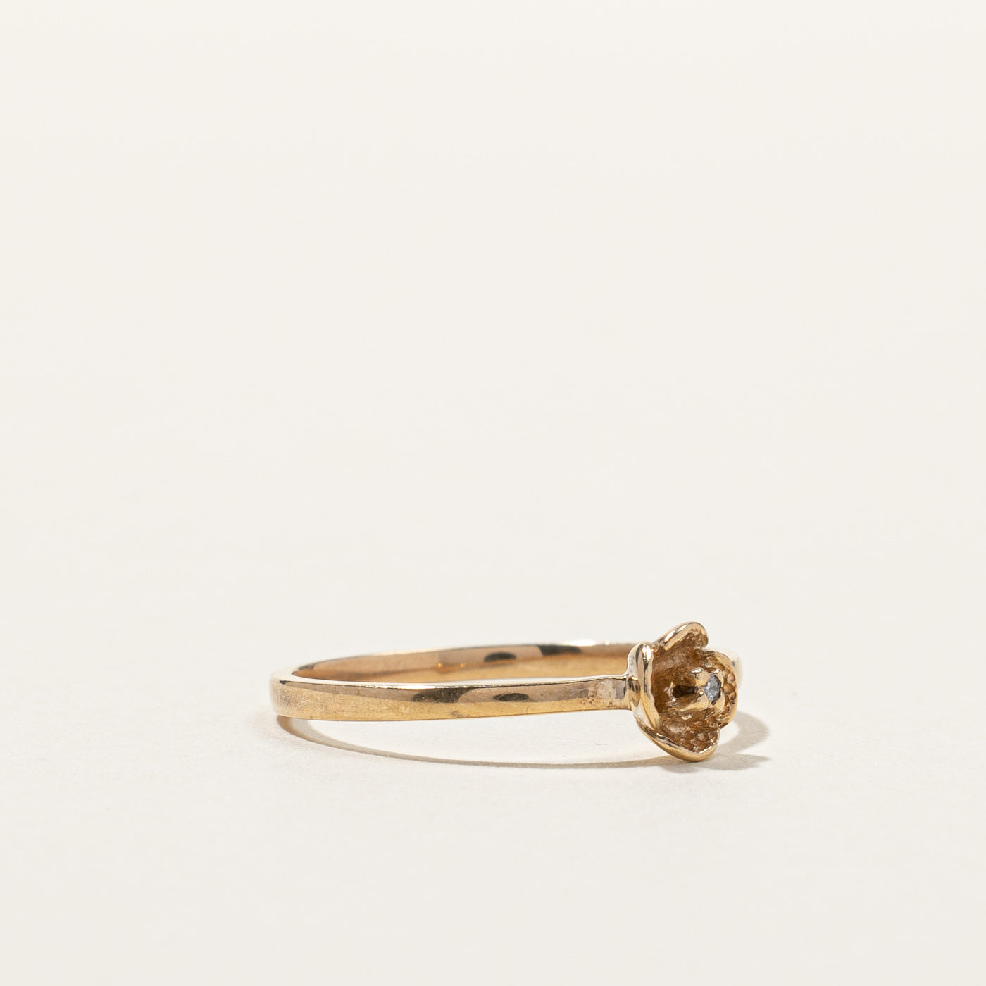 Solitaire Diamond Ring | 0.005ct | SZ 5.75 |