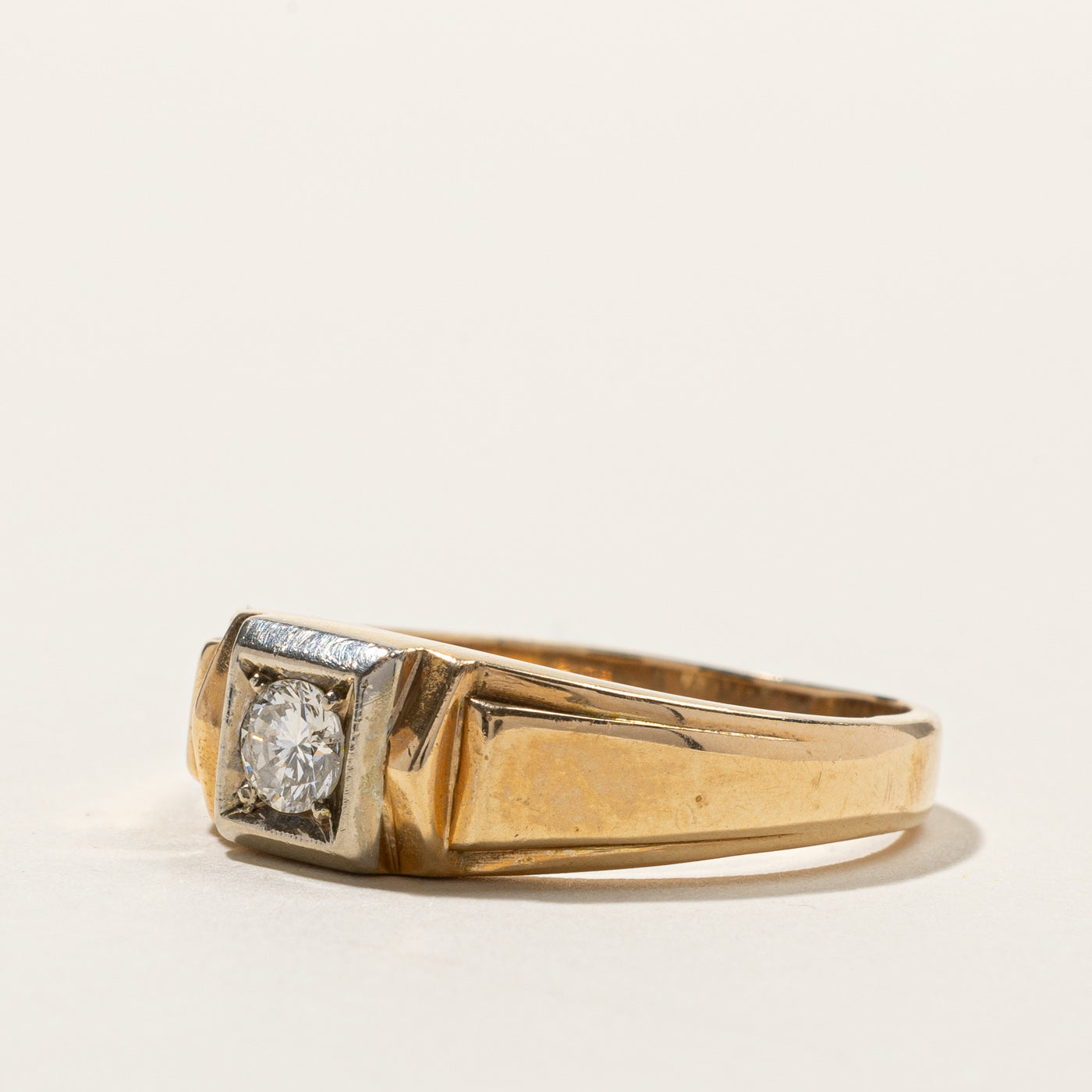 Solitaire Diamond Ring | 0.34ct | SZ 11.5 |