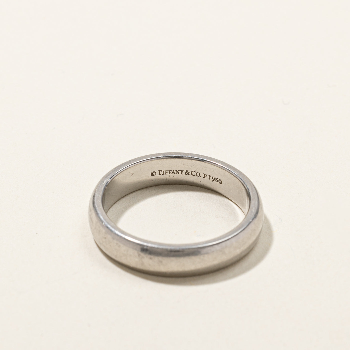 'Tiffany & Co.' Tiffany Forever Wedding Band Ring | 4.50 mm | SZ 7 |