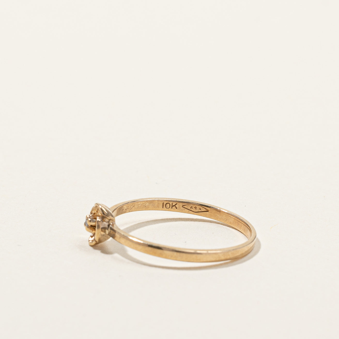 Solitaire Diamond Ring | 0.005ct | SZ 5.75 |