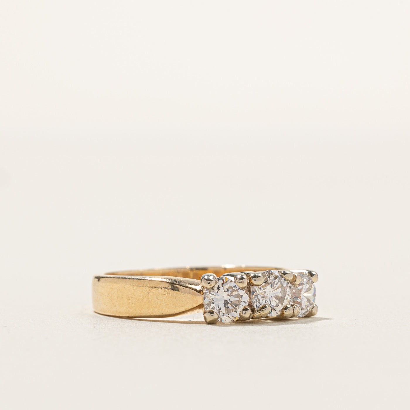 Three Stone Diamond Ring | 0.80ctw | SZ 6.5 |