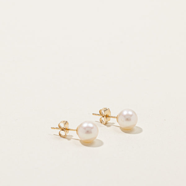 Pearl Stud Earrings