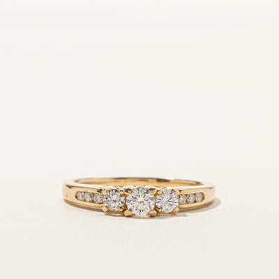 Three Stone Diamond Ring | 0.52ctw | SZ 8 |