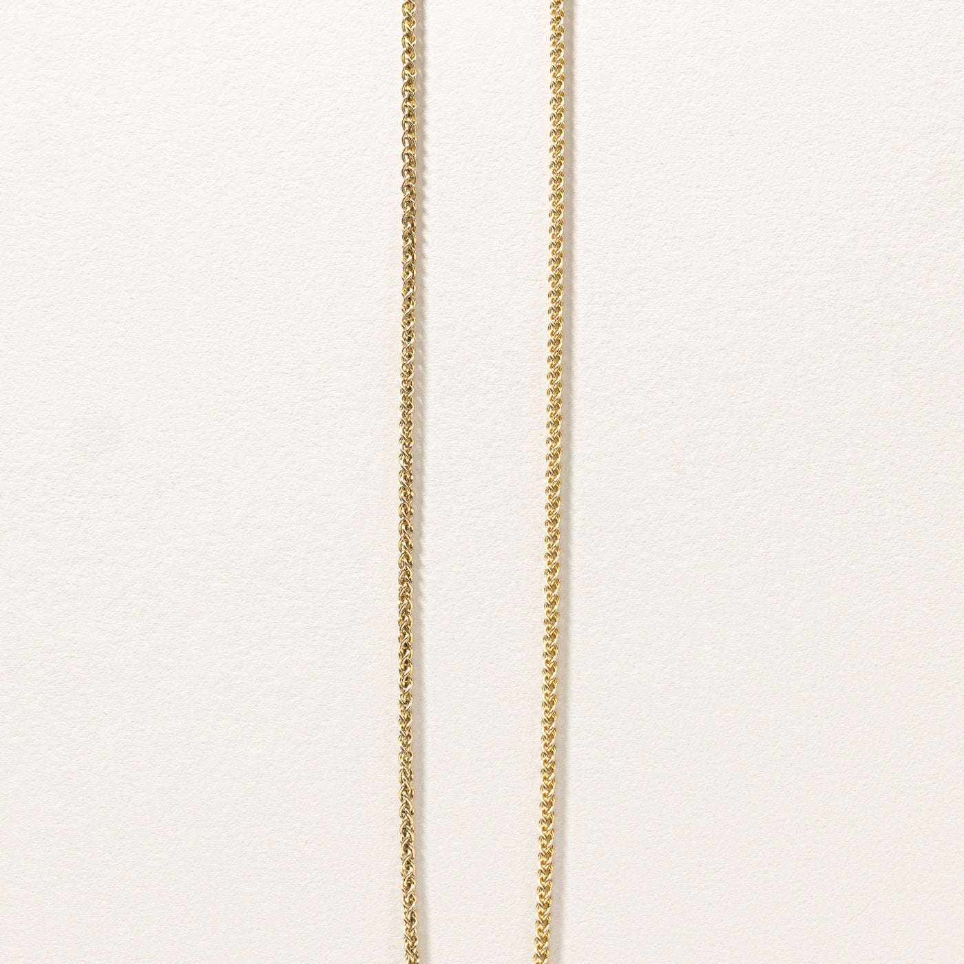 Yellow Gold Wheat Chain | 18"|