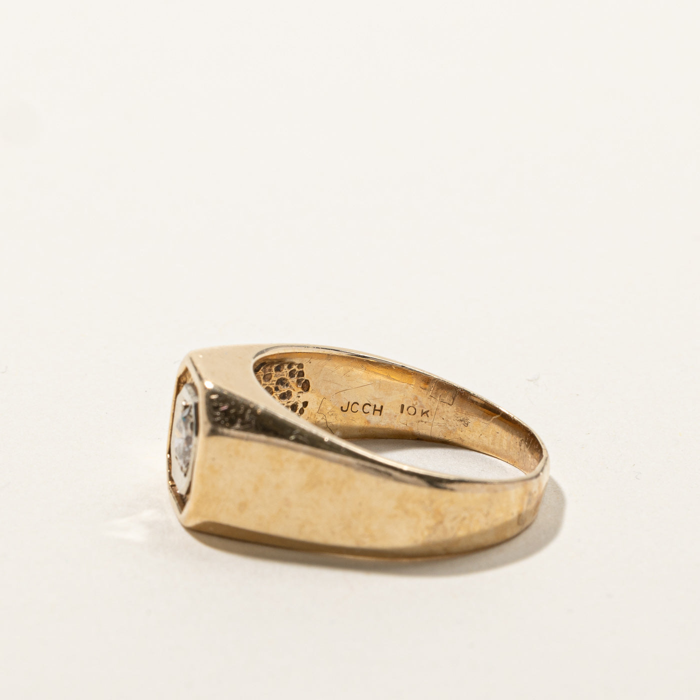 Diamond Solid Gold Ring | 0.32ct | SZ 10 |