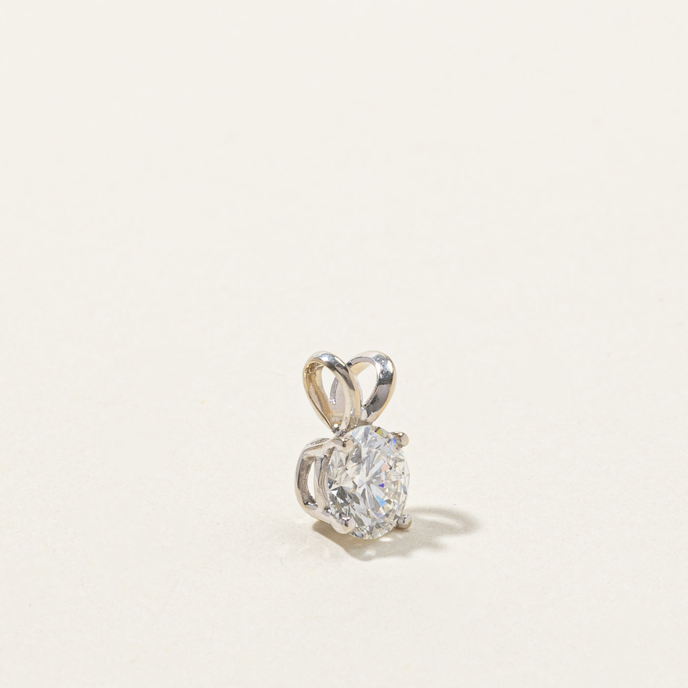 GIA Certified Solitaire Diamond Pendant | 1.03ct VS1 F |
