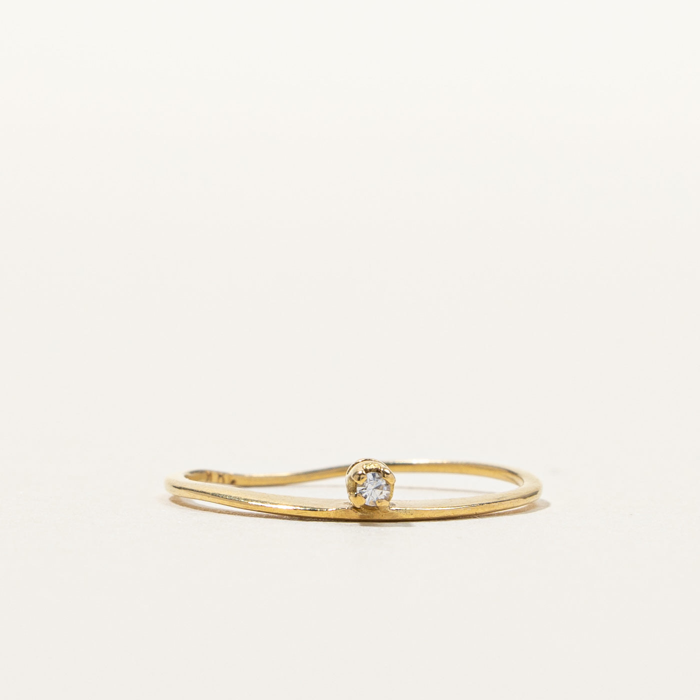 Prong Set Diamond Ring | 0.01ct | SZ 4.5 |