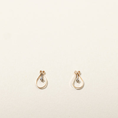 Diamond Drop Earrings | 0.02ctw |