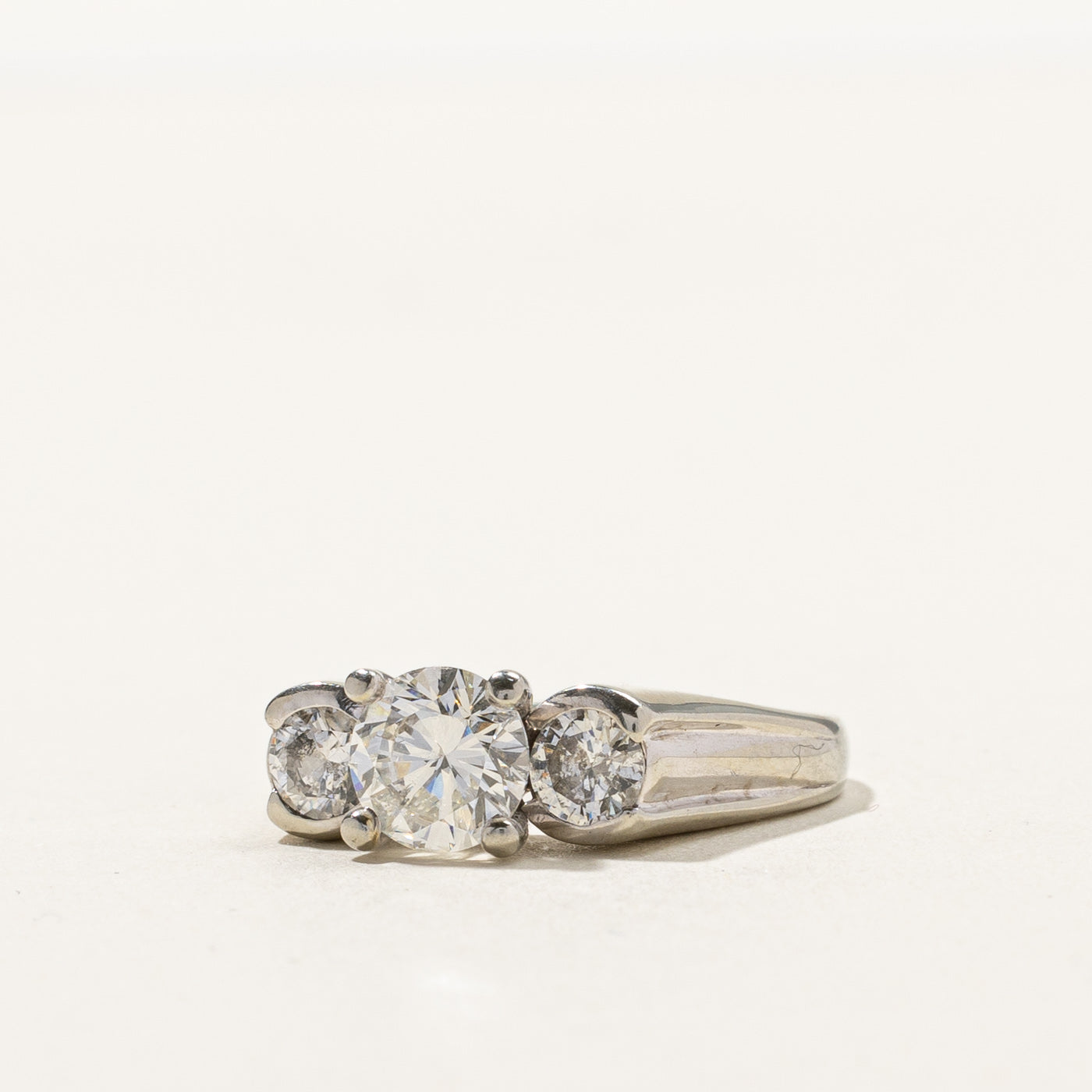 Three Stone Diamond Engagement Ring | 1.46ctw | SZ 6 |