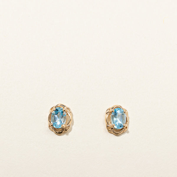 Topaz Stud Earrings | 2.00ctw |