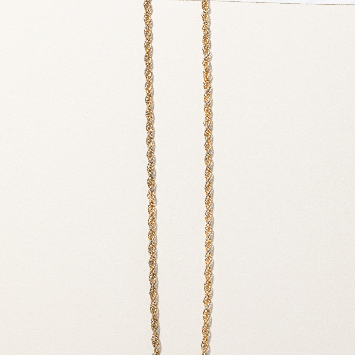 Yellow Gold Rope Chain | 16