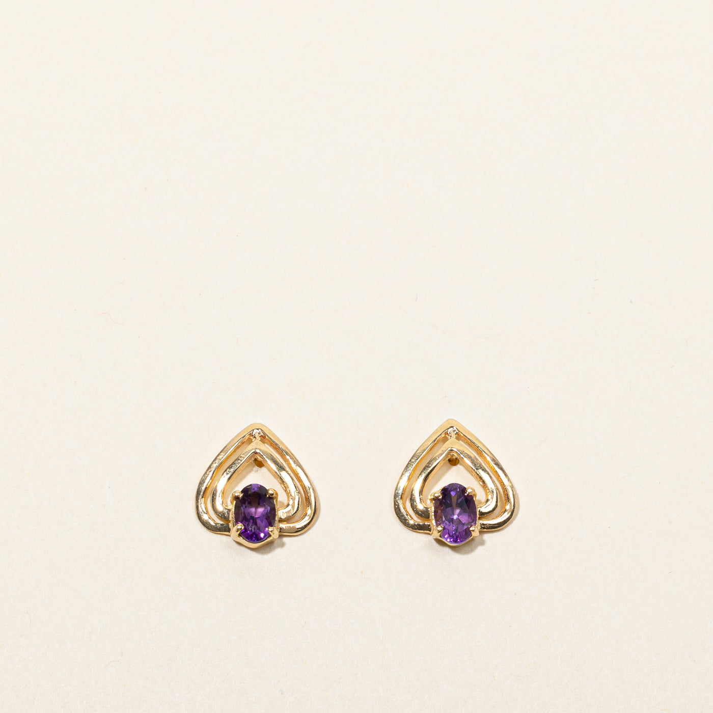 Amethyst Earrings | 0.70ctw |