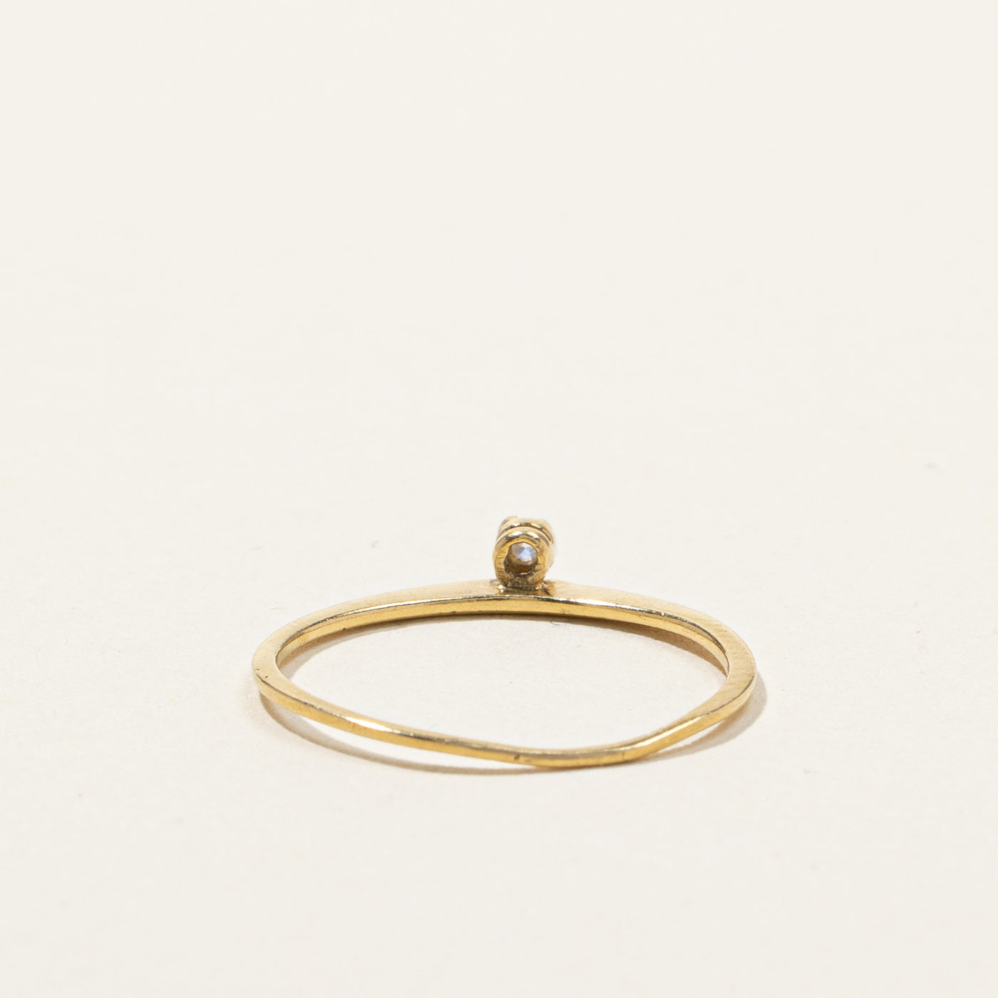 Prong Set Diamond Ring | 0.01ct | SZ 4.5 |
