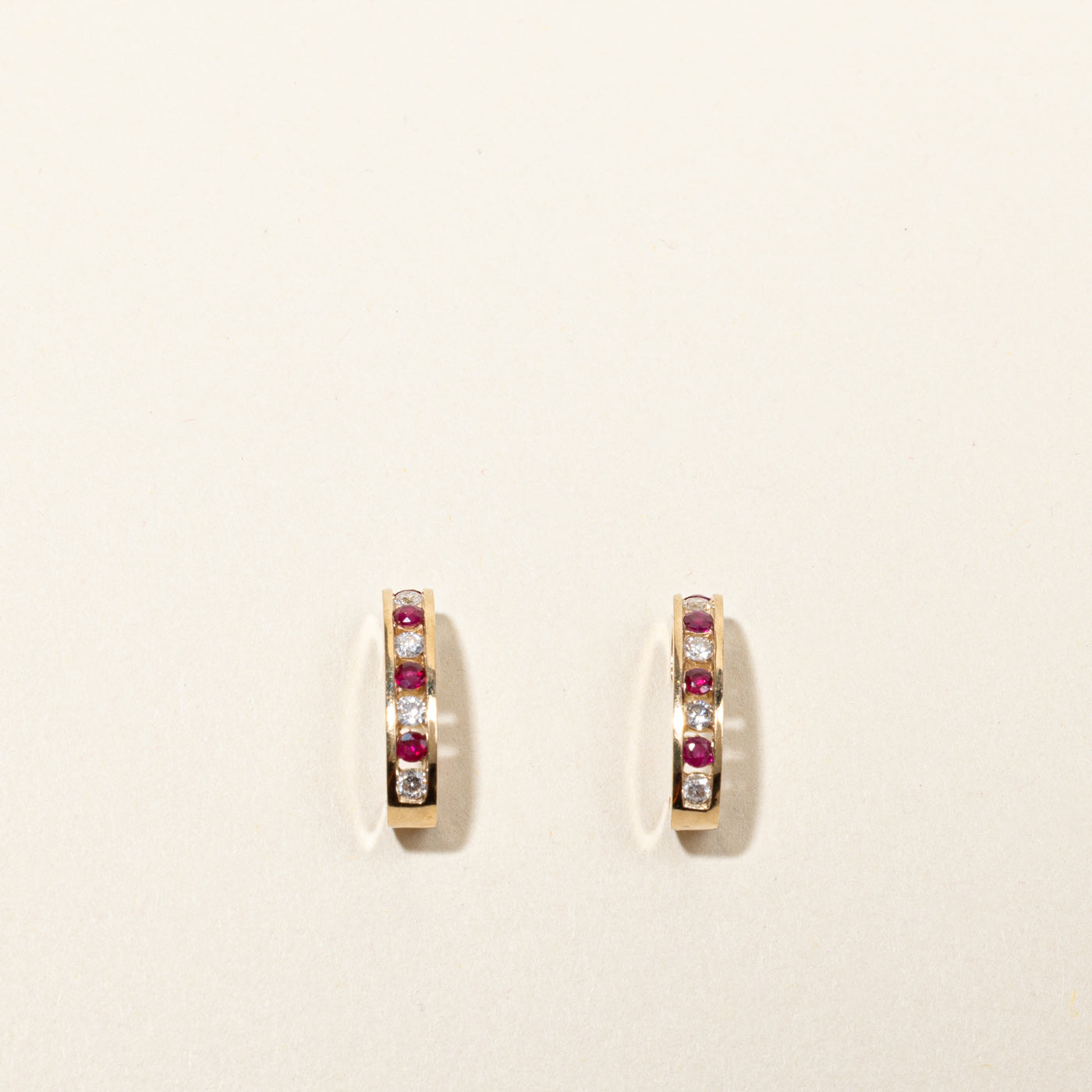 Ruby & Diamond Earrings | 0.24ctw | 0.24ctw |