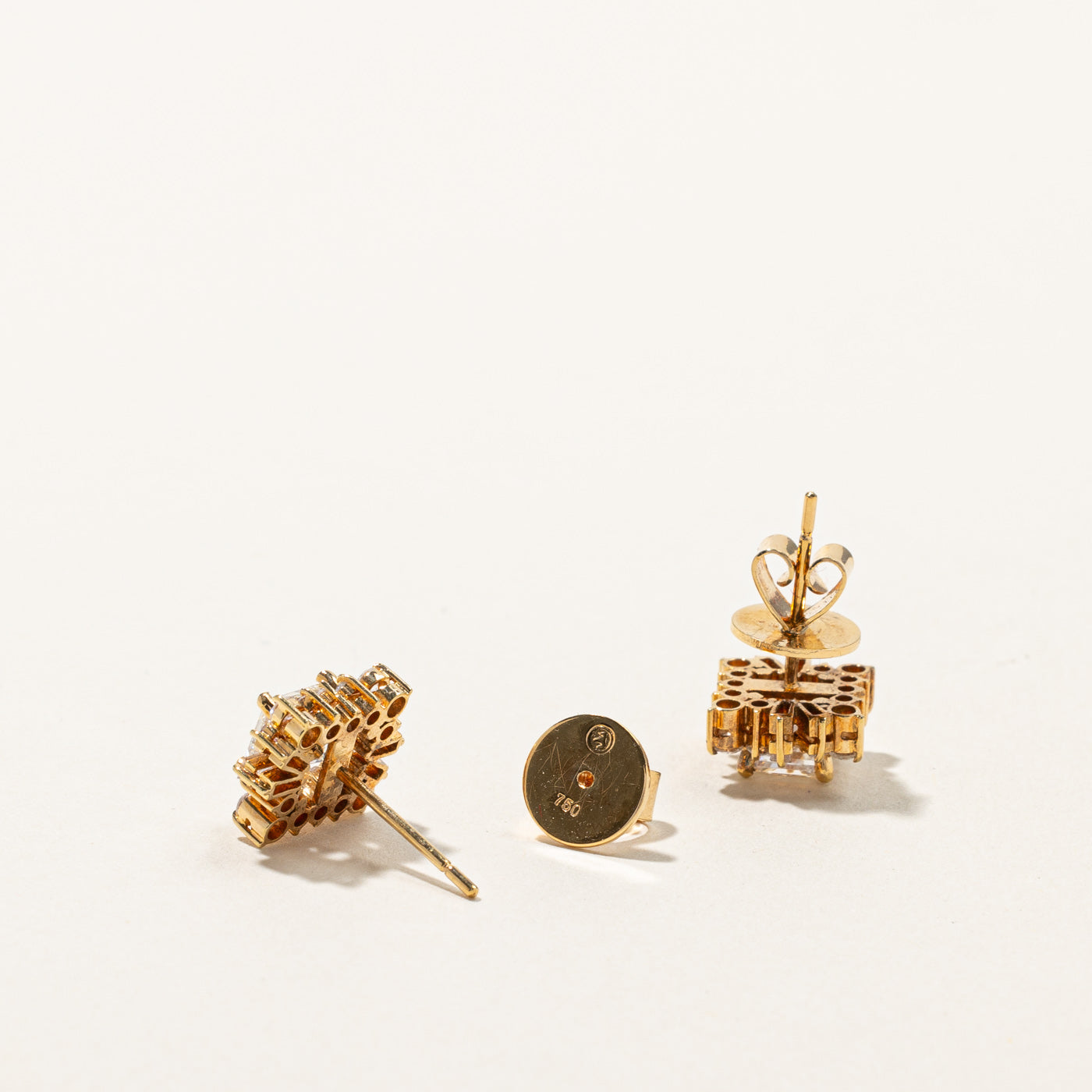 Cluster Set Diamond Stud Earrings | 2.44ctw |