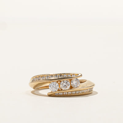 Bypass Diamond Ring | 0.47ctw | SZ 4.25 |