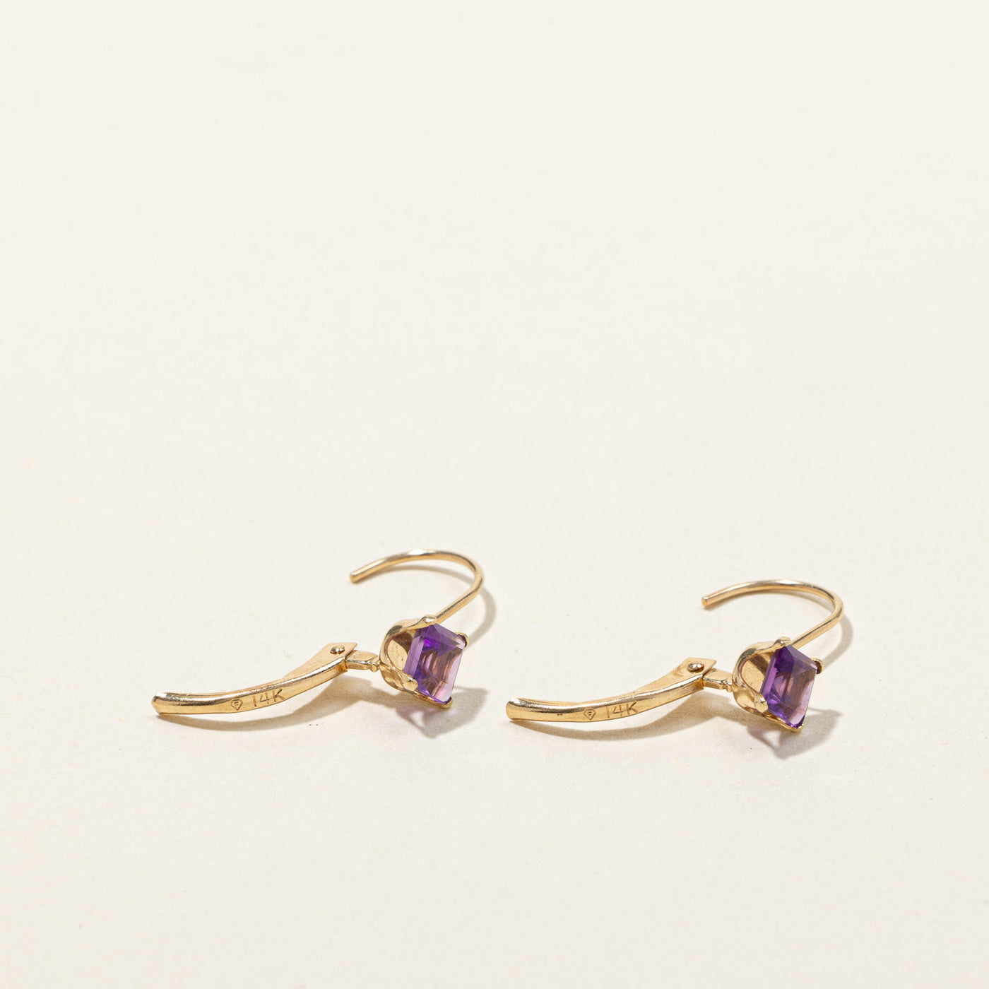 Amethyst Earrings | 0.50ctw |