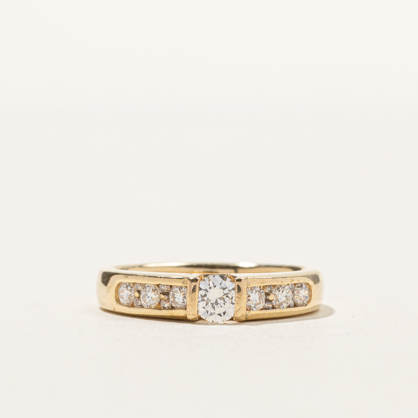 Channel Set Diamond Engagement Ring | 0.53ctw | SZ 5.5 |