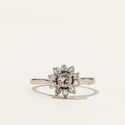 Diamond Cluster Ring | 0.65ctw | SZ 6.5 |