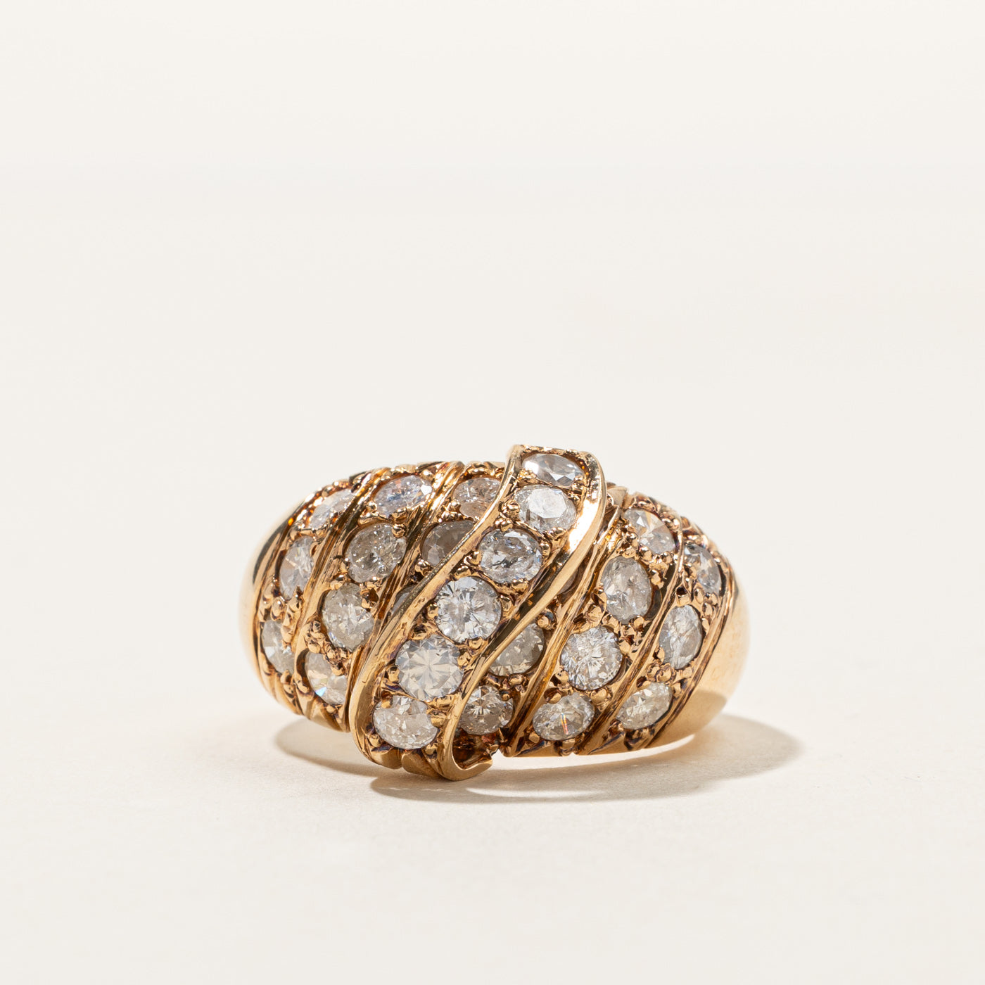 Cluster Set Diamond Dome Ring | 2.24ctw | SZ 8.25 |