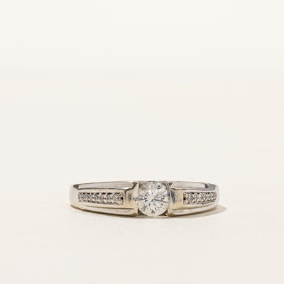 Tension Set Diamond Ring | 0.44ctw | SZ 8.5 |