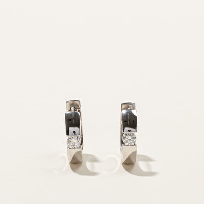 Canadian Diamond Huggie Earrings | 0.50ctw |