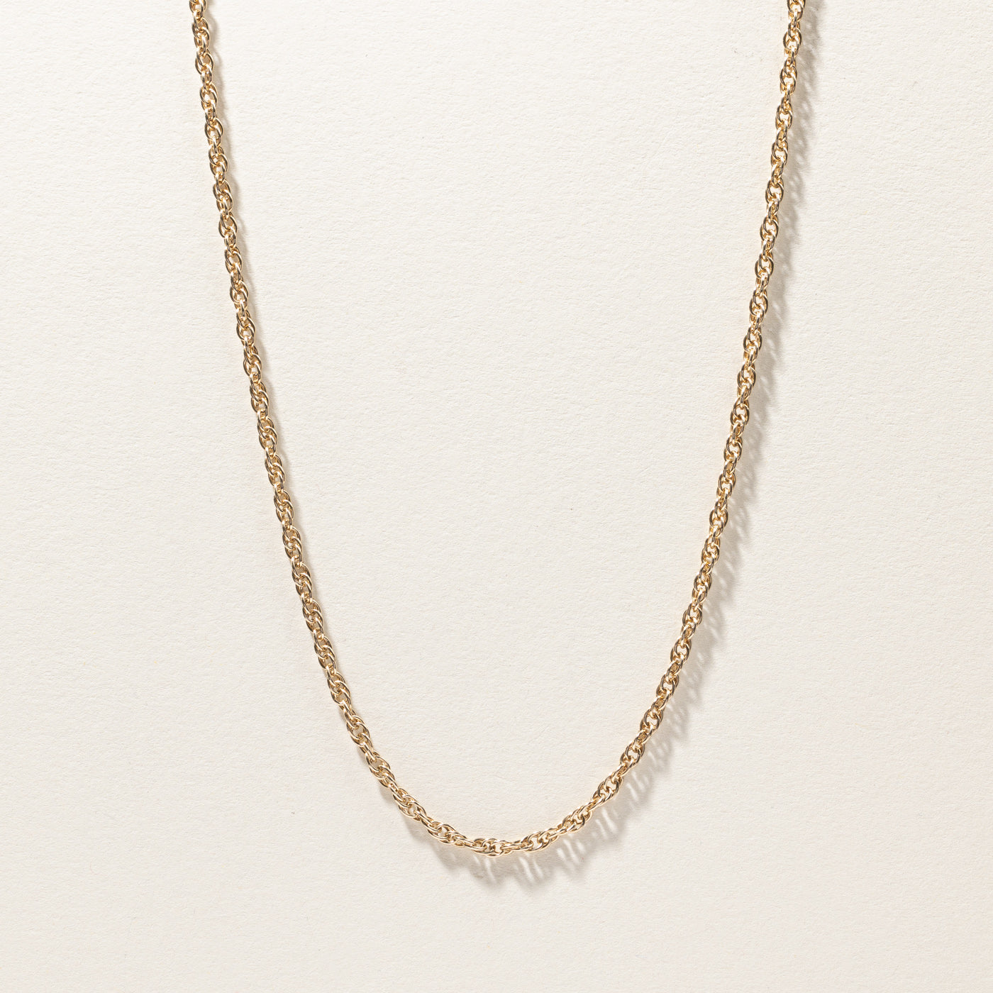 Gold Prince Of Wales Chain | 18"|