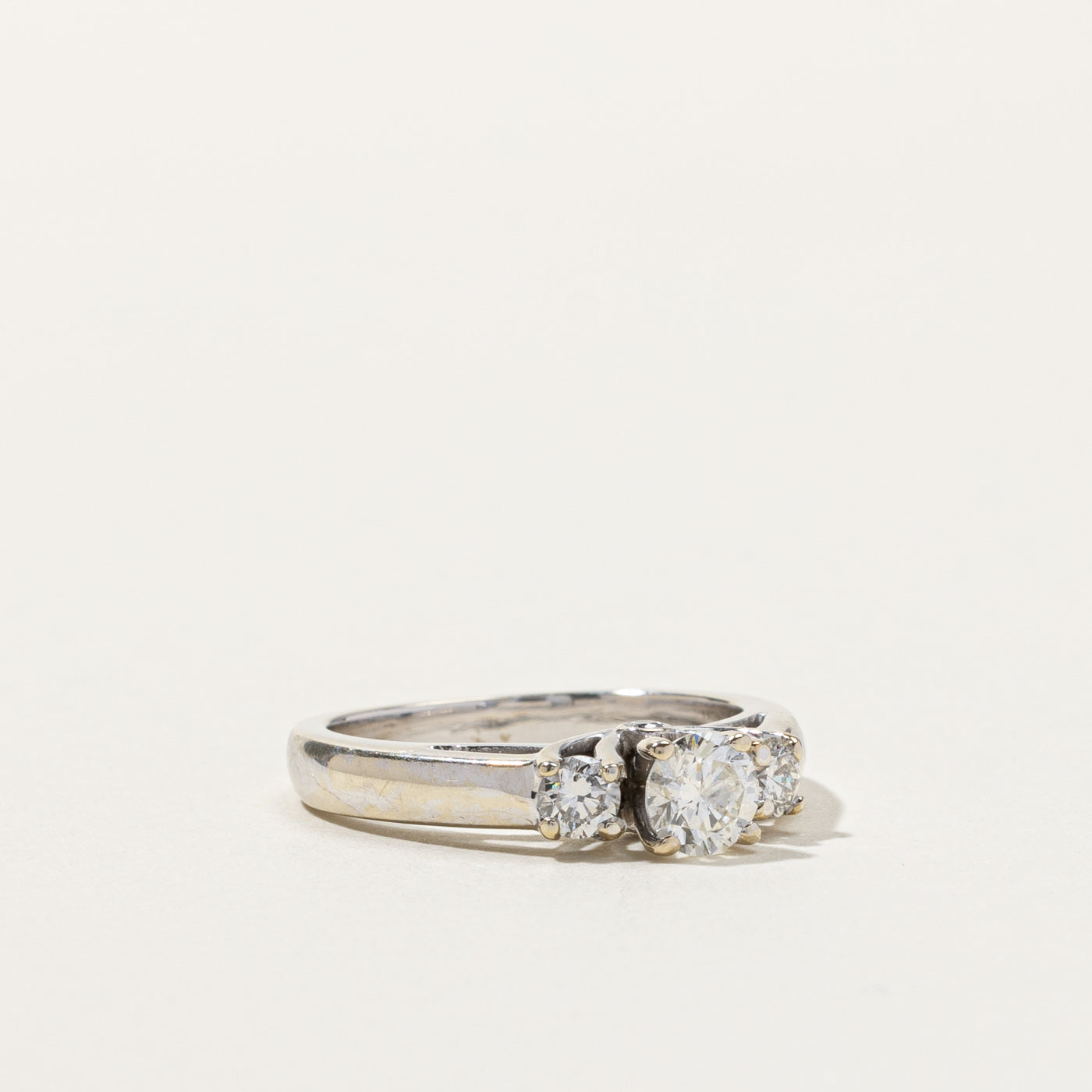 Three Stone Diamond Engagement Ring | 0.77ctw | SZ 7 |