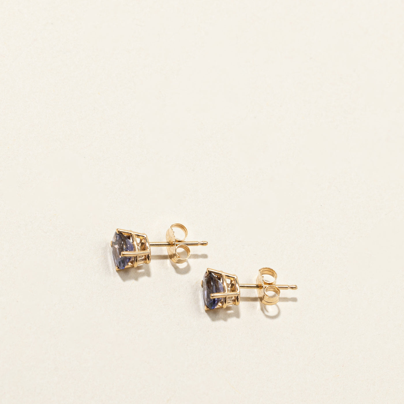 Iolite Stud Earrings | 0.84ctw |