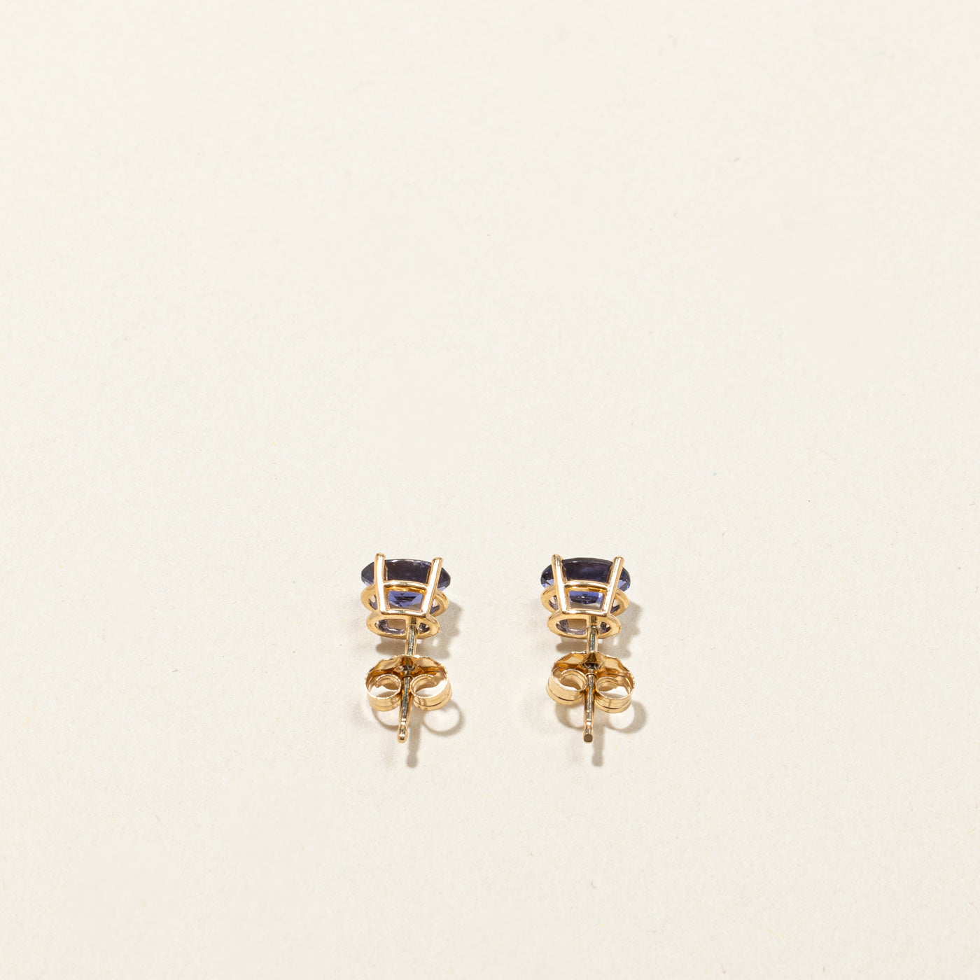 Iolite Stud Earrings | 0.84ctw |