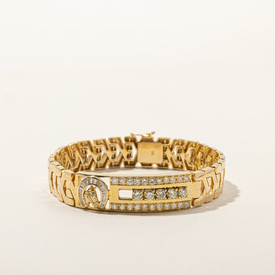 Diamond Horseshoe Chain Bracelet | 2.06ctw | 8
